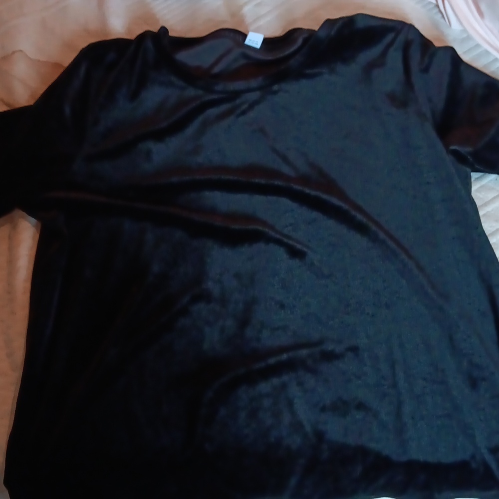 A velvet t-shirt